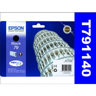 T791140 - black - Epson Druckerpatrone 79 für 900 Seiten Druckleistung - Durabrite Ultra 