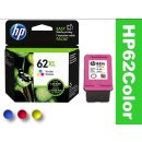 HP62XLC - Original C2P07AE - color - Druckpatrone mit 415...