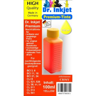 CR56Y - yellow - Dr.Inkjet Premium Nachfülltinte in 100ml...