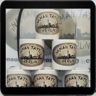 Keramikfototasse MANUELA HC 11oz DURAGLAZE, - 100 % Spülmaschinenfest nach BS EN 12875-4 - Höhe 96 mm, Ø 80 mm, ca. 320 g - Die Profitasse