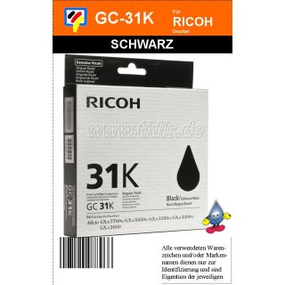 405688 - black - Ricoh Druckerpatrone mit 1920 Seiten Druckleistung nach ISO 