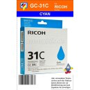 405689 - cyan - Ricoh Druckerpatrone mit 1920 Seiten...