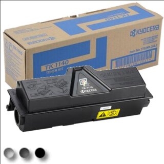 TK1140 - schwarz - Original Kyocera Toner mit 7.200 Seiten Druckleistung nach Iso