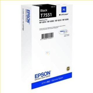 T755140 - black - Epson Druckerpatrone 75 für 5.000 Seiten Druckleistung - Durabrite Ultra