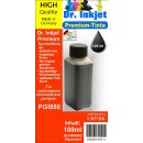 CR57BK - black - Dr.Inkjet Premium Nachfülltinte in 100ml - 250ml - 500ml - 1000ml Abfüllungen für Canon Druckerpatronen für PGI550