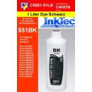 1000ml Black Inktec Nachfülltinte für den...