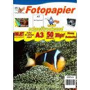 SPP160 - A3 Glossy Papier mit 260g/m2 - weiß und...