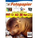 SPP165 - A3 Glossy Papier mit 150g/m2 - weiß und...