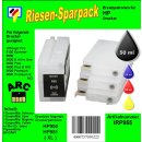 IRP955 - H950/951 CISS/Easyrefillpatronen Starterpack mit 200ml pigmentierter Dr.Inkjet Druckertinte 