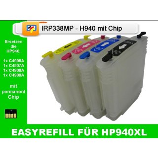 H940 CISS / Easyrefillpatronen Set mit Chip