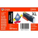 C121 - CLI-551BKXL - schwarz - TiDis Ersatzdruckerpatrone mit 11ml Inhalt 