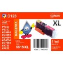 C123 - CLI-551MXL - magenta - TiDis Ersatzdruckerpatrone mit 11ml Inhalt