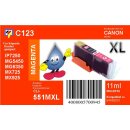 C123 - CLI-551MXL - magenta - TiDis Ersatzdruckerpatrone...