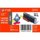 C125 - CLI-551GYXL - grey - TiDis Ersatzdruckerpatrone...