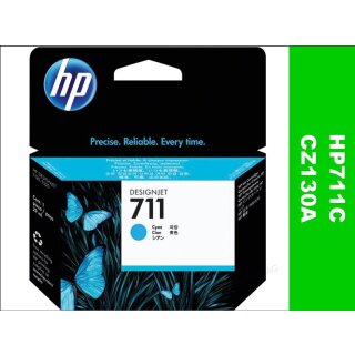 HP711C - Original CZ130A- cyan - Druckpatrone mit 29ml Inhalt