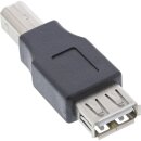 InLine® USB 2.0 Adapter, Buchse A auf Stecker B