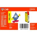 C48 - TiDis Ersatzpatrone für CLI8Y - yellow - mit...