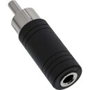InLine® Audio Adapter, Cinch Stecker auf 3,5mm Klinke...