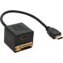 InLine® HDMI Adapterkabel, HDMI Stecker auf DVI-D...
