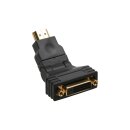 InLine® HDMI-DVI Adapter, 19pol St auf 24+1 Bu, mit...