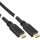 InLine® HDMI Kabel, HDMI-High Speed mit Ethernet, Stecker / Stecker, aktiv, schwarz / gold, 15m