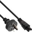 InLine® Power Cable for Notebook, Australia, black, 2m