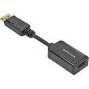 InLine® DisplayPort zu HDMI Adapterkabel mit Audio,...