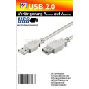 USB 2.0 A/USB 2.0 A Verlängerungskabel in...