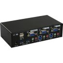 InLine® KVM Desktop Switch, 2-fach, VGA, USB 3.0 Hub,...