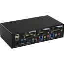 InLine® KVM Desktop Switch, 2-fach, DVI-I, USB 3.0...