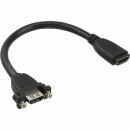 InLine® HDMI Adapterkabel zum Einbau, HDMI A...