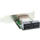 InLine® SAS low profile Slotblech PCI, ext. SFF-8088...