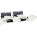 InLine® Dual SAS Slotblech PCI, 2x ext. SFF-8088...
