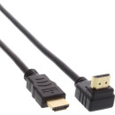 InLine® HDMI Kabel, gewinkelt, HDMI-High Speed mit...