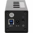 InLine® USB 3.2 Gen.1 Hub Aluminium Hub, 4 Port, schwarz, mit 2,5A Netzteil