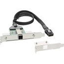 InLine® SAS HD Slotblech PCI + 50p Centr., mit Kabel,...