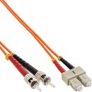 InLine® LWL Duplex Kabel, SC/ST, 62,5/125µm,...