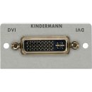 DVI-I Blende KINDERMANN 7444-402, 50x50mm, Lötanschluss
