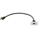 HDMI with Ethernet Blende mit Kabel Bu/Bu KINDERMANN...