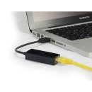LevelOne, USB-0401, Gigabit 10/100/1000Mbps USB2.0 zu RJ-45 Adapter, Version 4