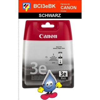 BCI3eBK -schwarz- Canon Original Druckerpatrone mit 27ml Inhalt -4479A002-