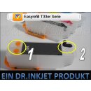 IRP754 - Komplettset CISS / Easyrefill T33 + T33XL  inkl. 250ml Dr.Inkjet Premium Nachfülltinte