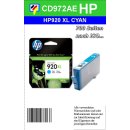 HP920CXL - Original CD972AE - cyan- Druckpatrone mit 6ml...