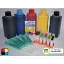 IRP1029-100 Sparpack CISS / Easyrefill T26 + T26XL  inkl. 5 x 100ml Dr.Inkjet Premium Nachfülltinte