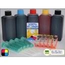 IRP1052-100 - CISS / Easyrefillpatronen Sparpack für PGI525 & CLI526er mit 500ml Dr.Inkjet Premium Nachfülltinte