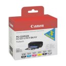 Canon Multipack mit 6 Patronen - 6496B005 PGI-550PGBK,...