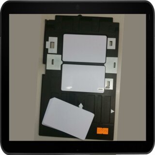Epson Photo R390 zum PVC Kartendrucker machen mit der SPP316 Kartenschublade - Inkjet Print Cardtray inkl. 10 Inkjet PVC Karten