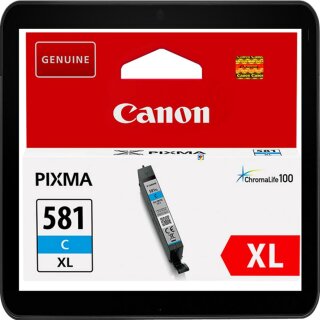 Canon CLI-581CXL Cyanpatrone mit ca. 515 Seiten Druckleistung nach ISO - 2049C001
