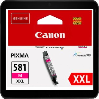 Canon CLI-581MXXL Magentapatrone mit ca. 760 Seiten Druckleistung nach ISO - 1996C001