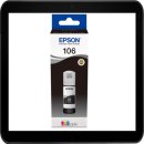 C13T00R140 - Epson 106 Ecotank Fotoschwarze Druckertinte für ca. 5.000 Seiten Druckleistung nach ISO